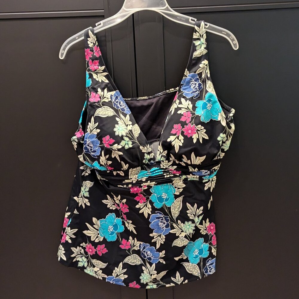 Black Swim Tankini Separate
